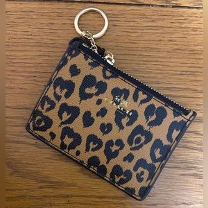 Coach Leopard Coin Purse/Card Holder